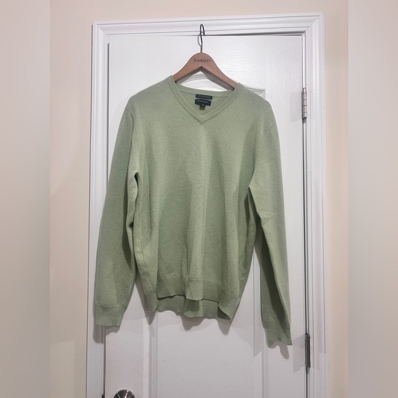 Mens Club Room 100% Cashmere Soft V Neck Sweater - sz M - Picture 1 of 4